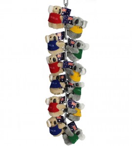Cling Koalas With Flag 12 Pack