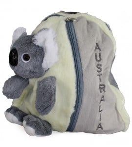 Koala Paws Plush Backpack