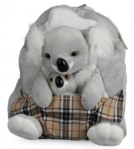 Koala and Baby Plush Backpack