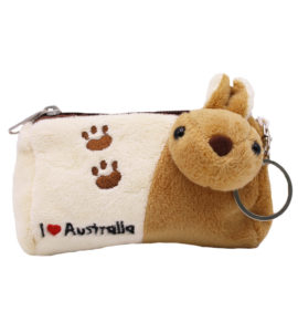 Kangaroo Plush Coin Bag