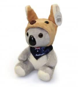 Koala in Kangaroo Hat Plush Toy