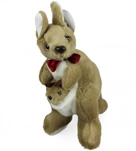 Kangaroo With Joey Plush Toy 25cm