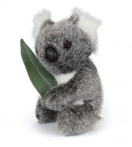 Australian Made Koala with Eucalyptus Leaf Plush Toy 15cm