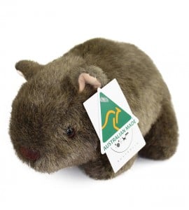 Australian Made Wombat Plush Toy 21cm