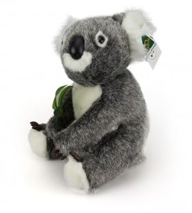 Australian Made Koala with Eucalyptus Leaf Plush Toy 23cm