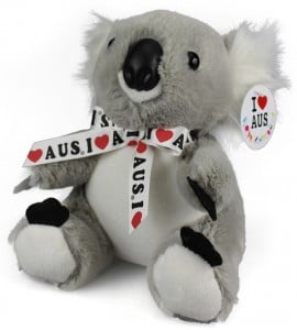 Ribbon Koala Plush Toy 17cm