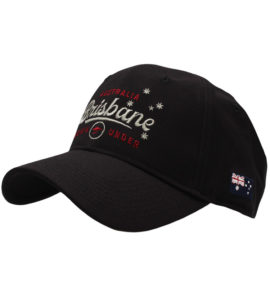 Black Brisbane Sports Cap