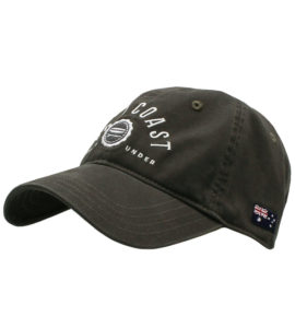 Charcoal Gold Coast Casual Cap