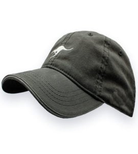 Charcoal Kangaroo Cap