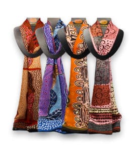 Australian Made Outstations Aboriginal Scarf