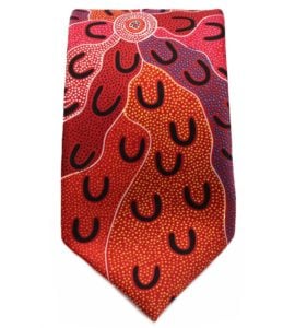 Australian Made Crow Women Red Yijan Tie