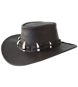 Crocodile Hunter Leather Hat