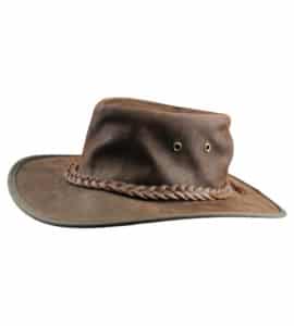 Brumby Saddler Leather Hat