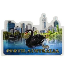 Perth Swan Foil Magnet
