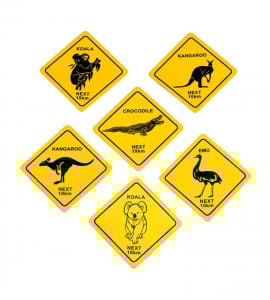 Australian Roadsign Magnet Pack