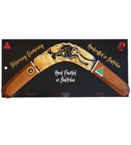 Australian Made Aboriginal Contemporary Boomerang