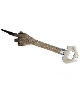 Kangaroo Fur Paw Bottle Opener