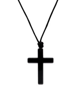Iron Ore Cross Necklace