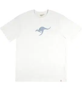 White Distressed Roo Mens T-Shirt