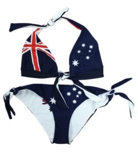 Reversible Australia Flag Bikini