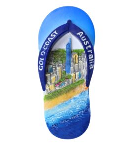 Gold Coast Thong Resin Magnet