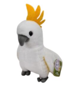 Squawking Cockatoo Plush Toy