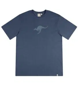 Distressed Roo Blue Grey Mens T-Shirt