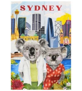 Happy Days Sydney Tea Towel
