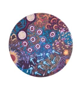 Aboriginal Women's Dreaming Ceramic Coaster