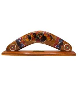 Wooden Boxed Boomerang Set