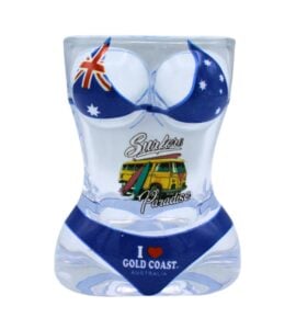 Small Gold Coast Bikini Shotglass