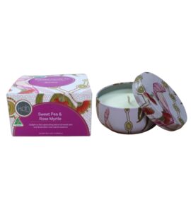 Sweet Pea and Rose Myrtle Candle 170g