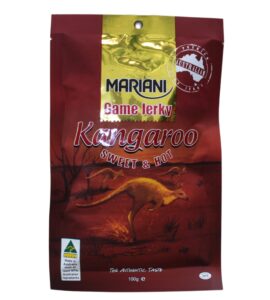 Australian Made Sweet and Hot Kangaroo Jerky 100g