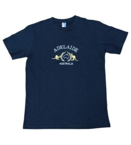 Navy Adelaide with 2 Roos T-Shirt