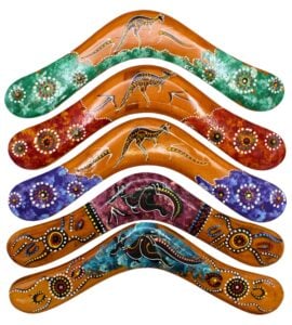 Wooden Returning Curved Boomerang