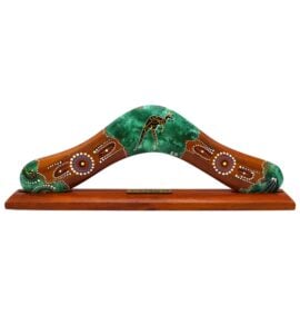 Boxed Wooden Curved Returning Boomerang