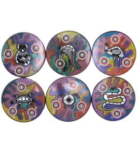 Australian Made Baribunma Aboriginal Coaster Set