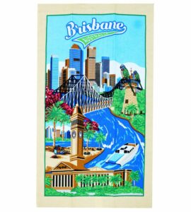 Brisbane Tea Towel