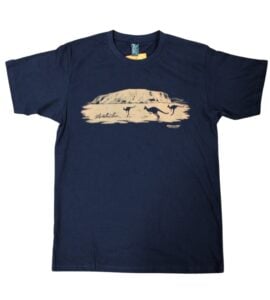 Navy Australian Uluru Outback T-Shirt
