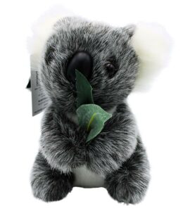 Australian Made Koala with Eucalyptus Leaf Plush Toy 17cm