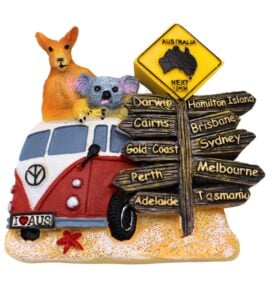 Koala and Roo in Kombi Resin Magnet