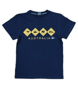 Navy Australian Roadsigns T-Shirt