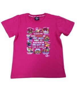 Pink Someone Loves Me Kids T-Shirt