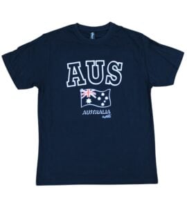 Navy Australian Flag Aus T-Shirt