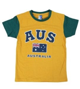 Green and Gold Australia Kids T-Shirt