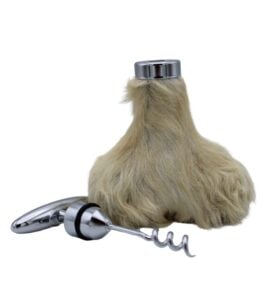 Australian Made Kangaroo Scrotum Corkscrew Wine Bottle Opener