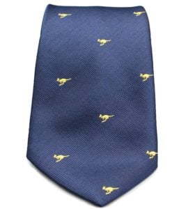 Australian Made Gold Kangaroo Tie