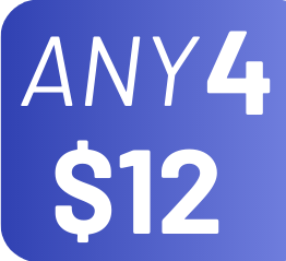 4 for $12