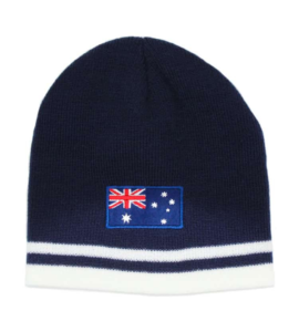 Navy Australia Flag Beanie