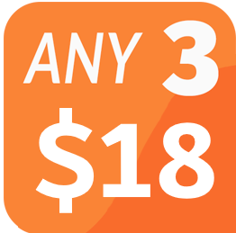 3 for $18